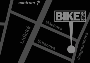 Mapka - poloha Bike Store